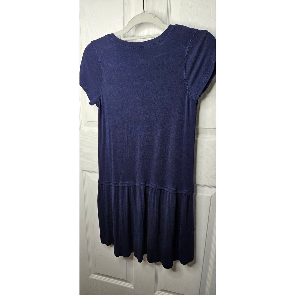 Kidpik Girls Dress Size XL 14 Jersey Material Navy Blue